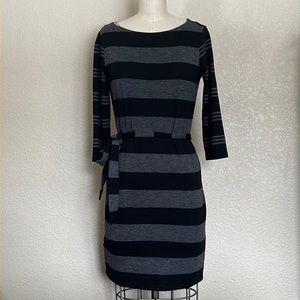Ann Taylor Loft Striped long Sleeve Dress